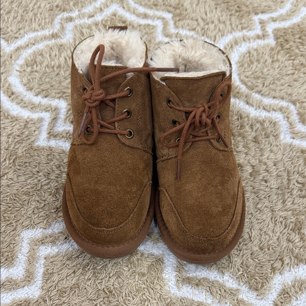 Lamo Tan Kids Boots with Cozy Lining